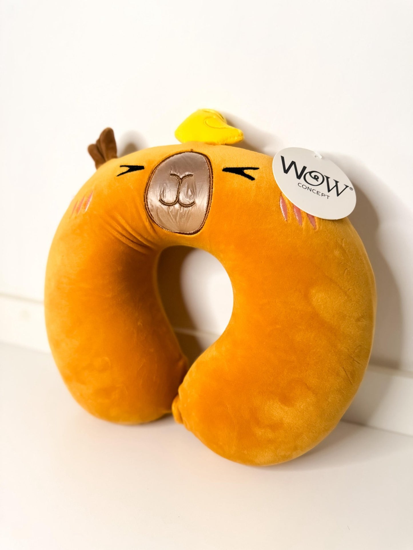 Almohada de Cuello Capibara - shop_name peluche capibara popmart labubu diadelniño paraguay comprar en shop_name Almohada de Cuello Capibara, la mejor calidad en - Wow Concept Almohada de Cuello Capibara en
