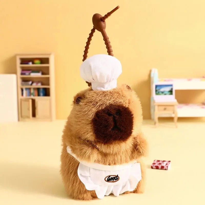 Llavero Capibara Chef - shop_name peluche capibara popmart labubu diadelniño paraguay comprar en shop_name Llavero Capibara Chef, la mejor calidad en - Wow Concept Llavero Capibara Chef en