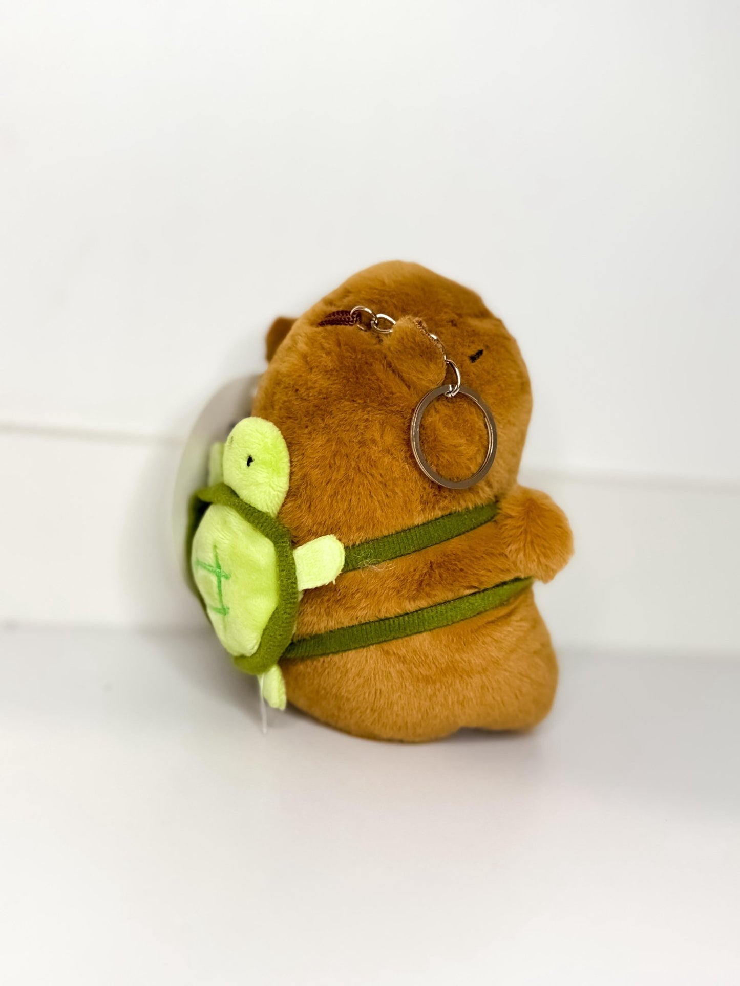 Llavero Capibara con Mochila de Tortuga - shop_name peluche capibara popmart labubu diadelniño paraguay comprar en shop_name Llavero Capibara con Mochila de Tortuga, la mejor calidad en - Wow Concept Llavero Capibara con Mochila de Tortuga en
