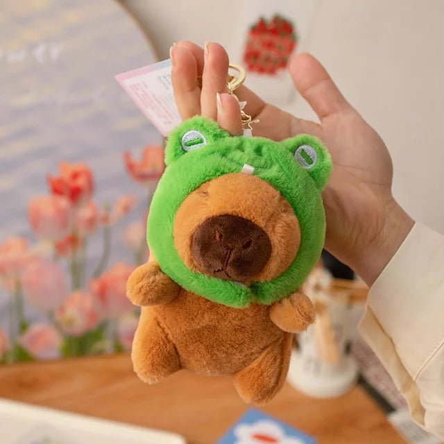 Llavero Capibara Rana - shop_name peluche capibara popmart labubu diadelniño paraguay comprar en shop_name Llavero Capibara Rana, la mejor calidad en - Wow Concept Llavero Capibara Rana en