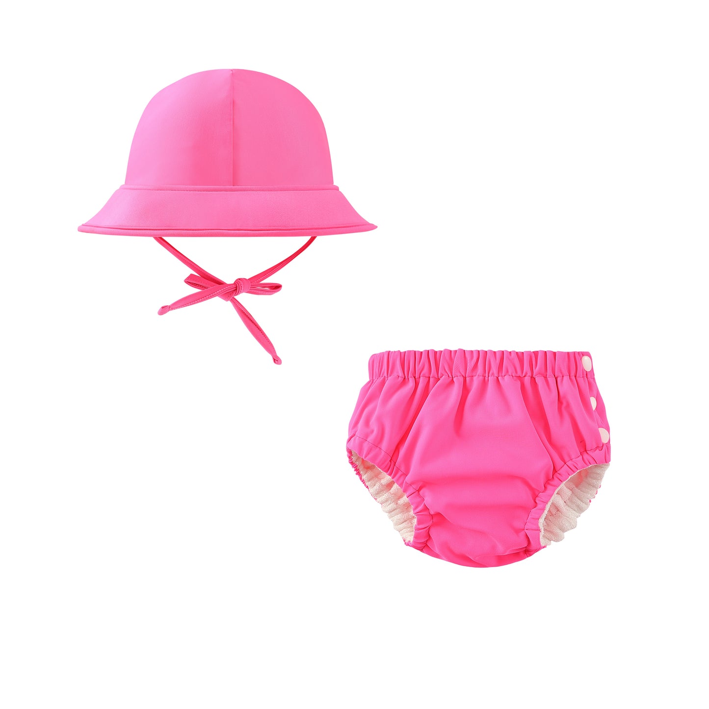 Conjunto de Baño Bebé UPF50 | Traje de Baño y Gorro Solar con Protección UV