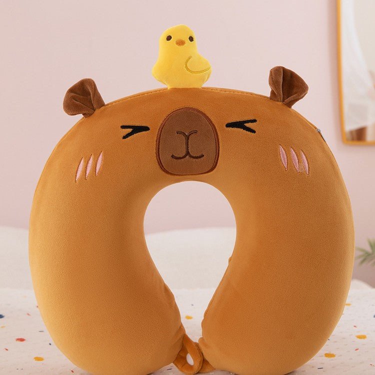 Almohada de Cuello Capibara - shop_name peluche capibara popmart labubu diadelniño paraguay comprar en shop_name Almohada de Cuello Capibara, la mejor calidad en - Wow Concept Almohada de Cuello Capibara en