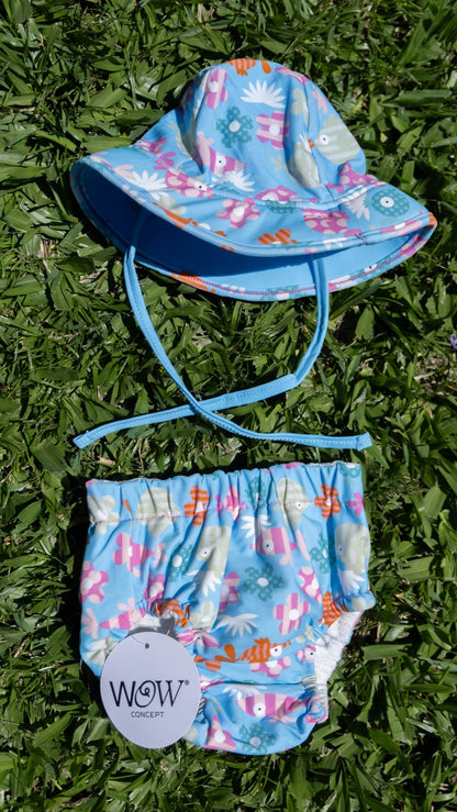 Conjunto de Baño Bebé 2 Piezas UPF50 - Traje Baño + Gorro Solar Protección UV Transpirable - shop_name peluche capibara popmart labubu diadelniño paraguay comprar en shop_name Conjunto de Baño Bebé 2 Piezas UPF50 - Traje Baño + Gorro Solar Protección UV Transpirable, la mejor calidad en - Wow Concept Conjunto de Baño Bebé 2 Piezas UPF50 - Traje Baño + Gorro Solar Protección UV Transpirable en
