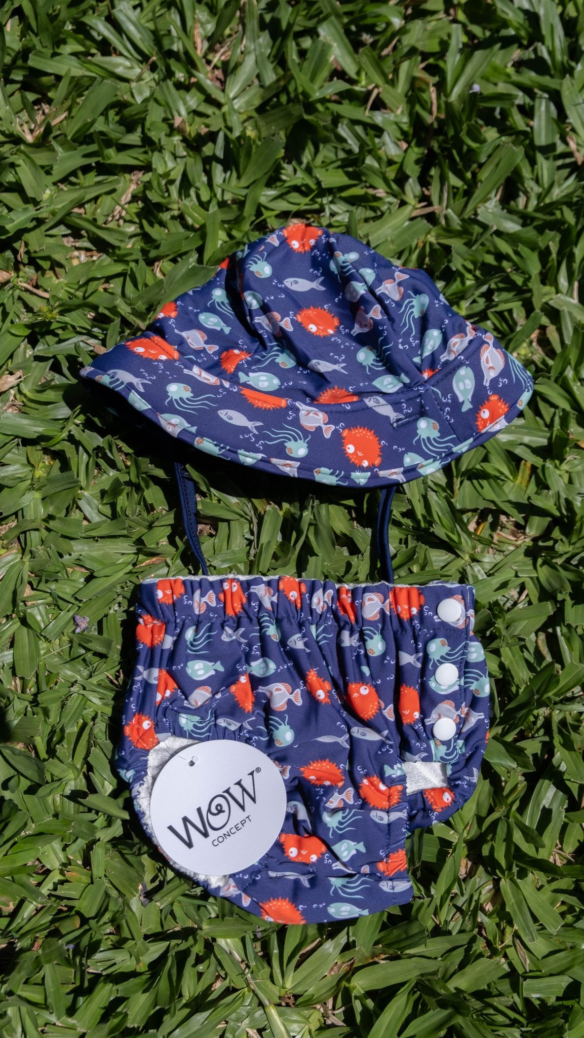 Conjunto de Baño Bebé 2 Piezas UPF50 - Traje Baño + Gorro Solar Protección UV Transpirable - shop_name peluche capibara popmart labubu diadelniño paraguay comprar en shop_name Conjunto de Baño Bebé 2 Piezas UPF50 - Traje Baño + Gorro Solar Protección UV Transpirable, la mejor calidad en - Wow Concept Conjunto de Baño Bebé 2 Piezas UPF50 - Traje Baño + Gorro Solar Protección UV Transpirable en