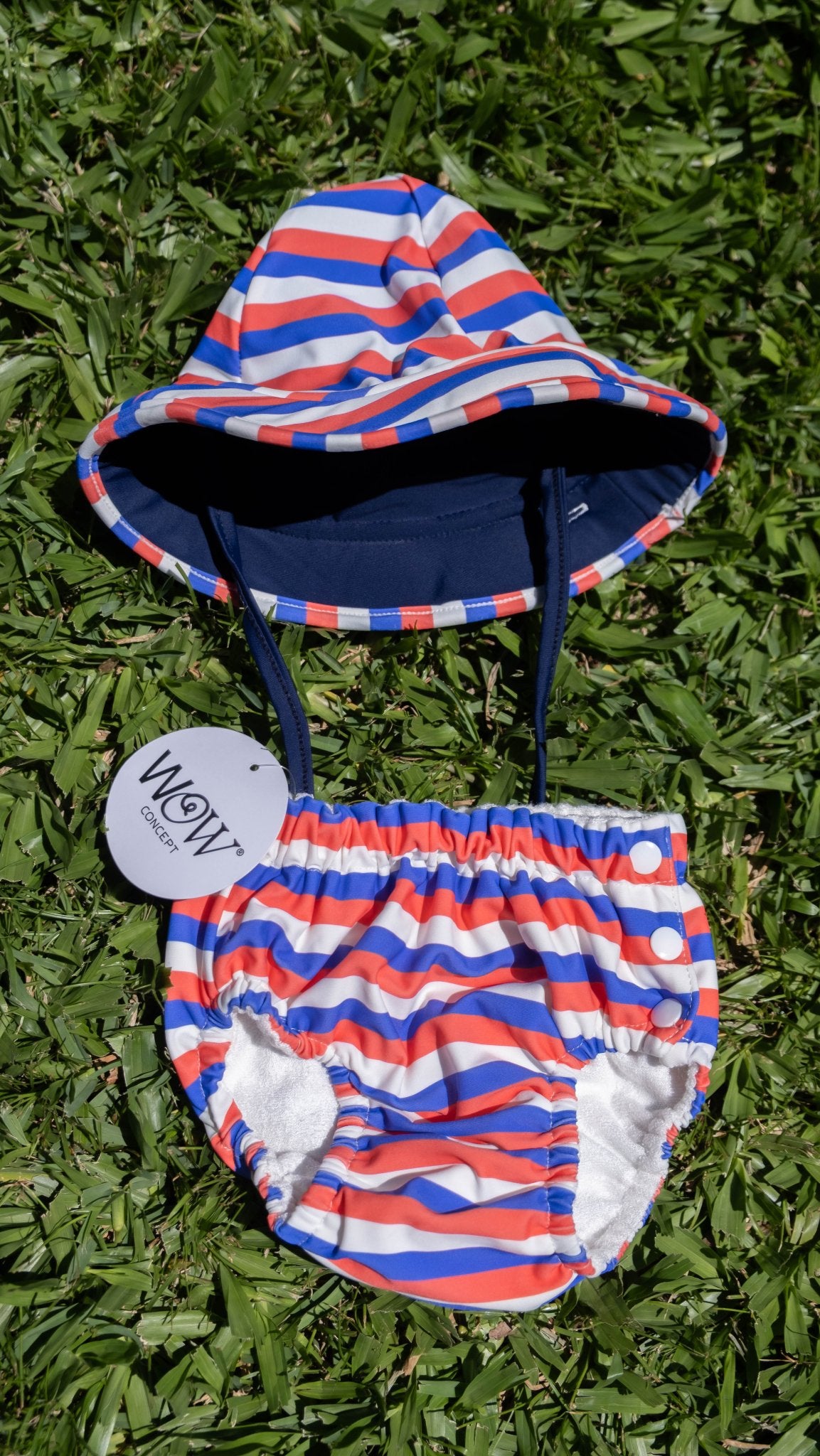 Conjunto de Baño Bebé 2 Piezas UPF50 - Traje Baño + Gorro Solar Protección UV Transpirable - shop_name peluche capibara popmart labubu diadelniño paraguay comprar en shop_name Conjunto de Baño Bebé 2 Piezas UPF50 - Traje Baño + Gorro Solar Protección UV Transpirable, la mejor calidad en - Wow Concept Conjunto de Baño Bebé 2 Piezas UPF50 - Traje Baño + Gorro Solar Protección UV Transpirable en