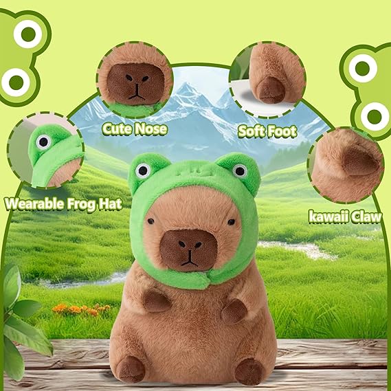 Llavero Capibara Rana - shop_name peluche capibara popmart labubu diadelniño paraguay comprar en shop_name Llavero Capibara Rana, la mejor calidad en - Wow Concept Llavero Capibara Rana en