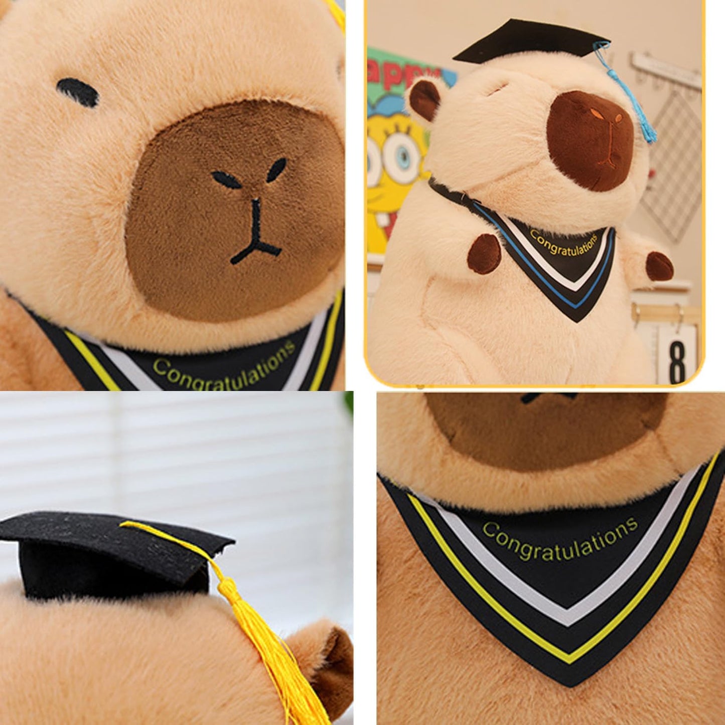 Peluche Capibara Universitaria - shop_name peluche capibara popmart labubu diadelniño paraguay comprar en shop_name Peluche Capibara Universitaria, la mejor calidad en - Wow Concept Peluche Capibara Universitaria en