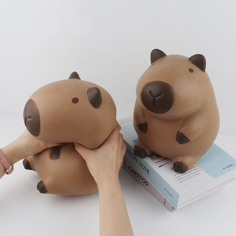 Squishy Capibara Antiestrés - shop_name peluche capibara popmart labubu diadelniño paraguay comprar en shop_name Squishy Capibara Antiestrés, la mejor calidad en - Wow Concept Squishy Capibara Antiestrés en